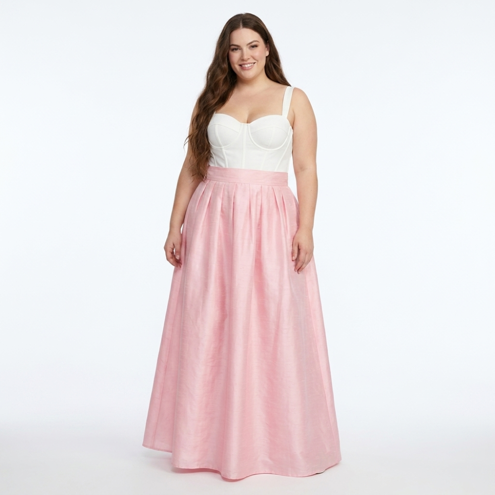 Faux Dupioni Ballskirt "Stephanie" - Any Size, Any Length