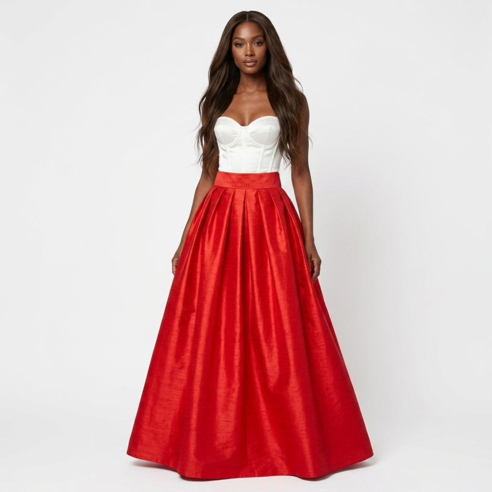 Silk Dupioni Ballskirt "Belle" - Any Size, Any Length