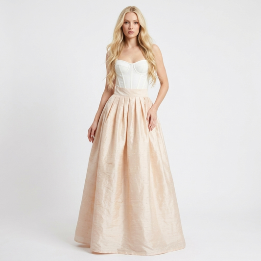 Silk Dupioni Ballskirt "Belle" - Any Size, Any Length