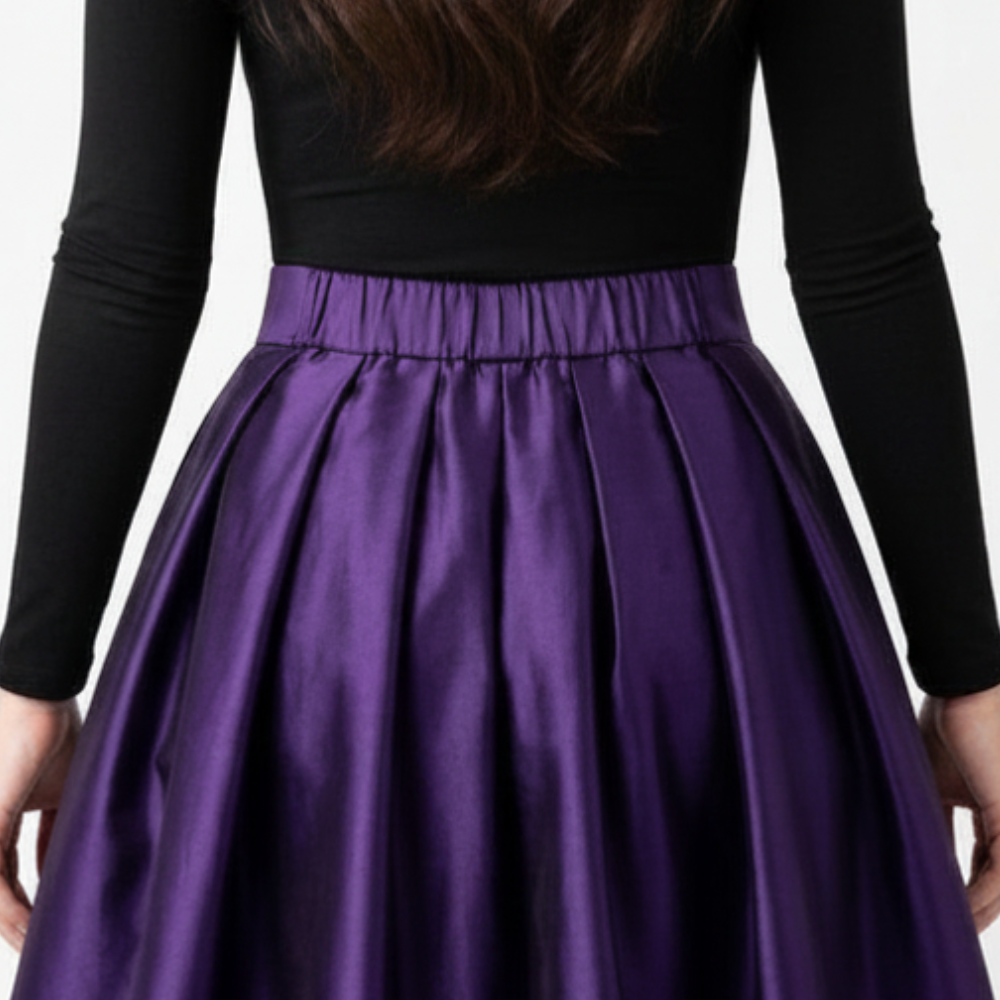 Satin Taffeta Ballskirt "Willow" - Custom Handmade Any Size, Any Length